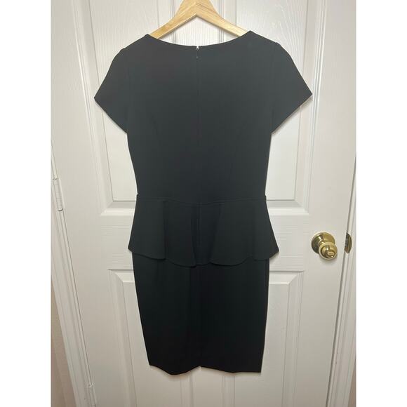 Lafayette 184 New York Black Peplum Dress - Picture 5 of 8